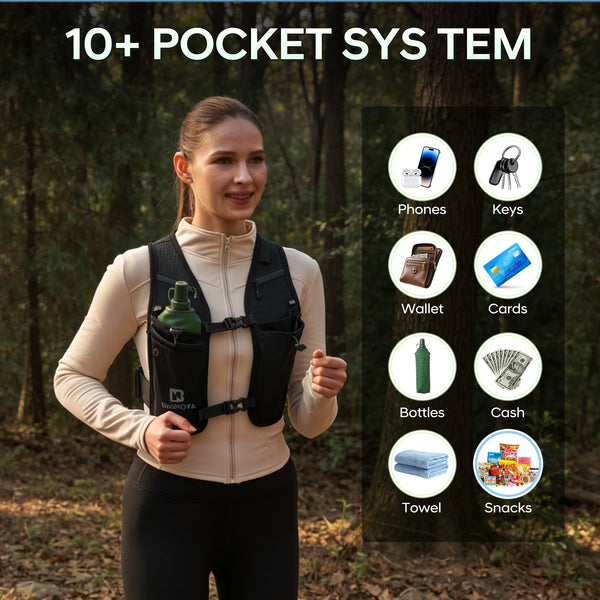 BlinkNOVA Running Vests for Men & Women | Front Clip Design