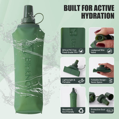 BlinkNOVA Soft Flask Water BottlesTPU, 500ml