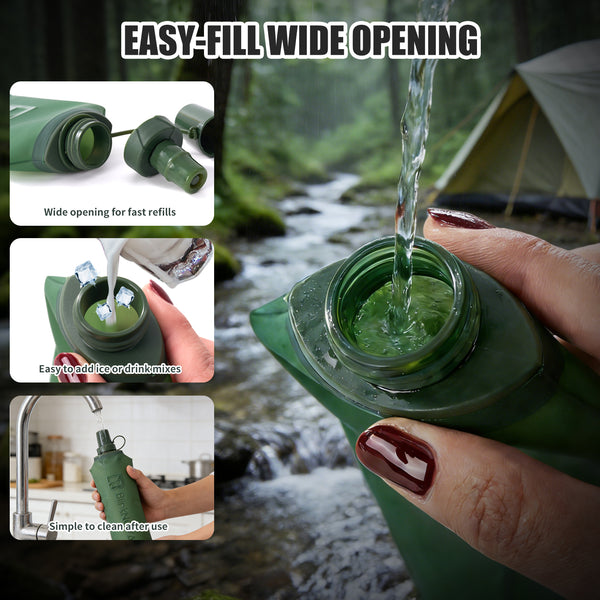 BlinkNOVA Soft Flask Water Bottles  TPU, 500ml
