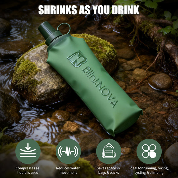 BlinkNOVA Soft Flask Water Bottles  TPU, 500ml