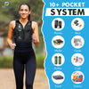 Lightweight running vest with multiple compartments – BlinkNOVA