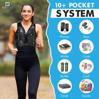 BlinkNOVA Running Vest | Front Clip Design