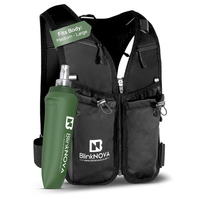BlinkNOVA Running Vest | Front Zipper Design