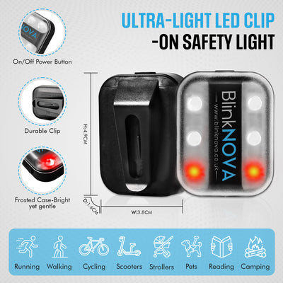 BlinkNova Running Light – Illuminate Your Run with Safety and Style