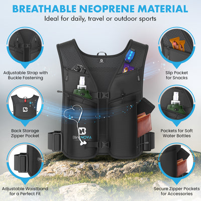 BlinkNOVARunning Vest | Clip Design(Fits Body M/L)