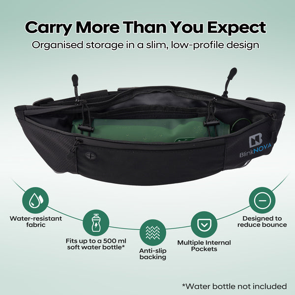 BlinkNOVA Running Belt – Lightweight Performance Waist Pack for Running